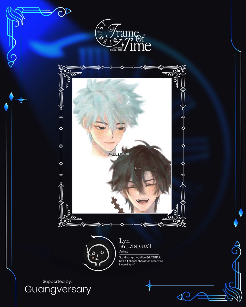 guangversary's tweet photo. ✦ Artists of Frame @Dddodokkabi & @8Y_LYN_01 ✶⋆.˚
#FrameOfTime
#guangversary26 https://t.co/6HaVtsl8A7