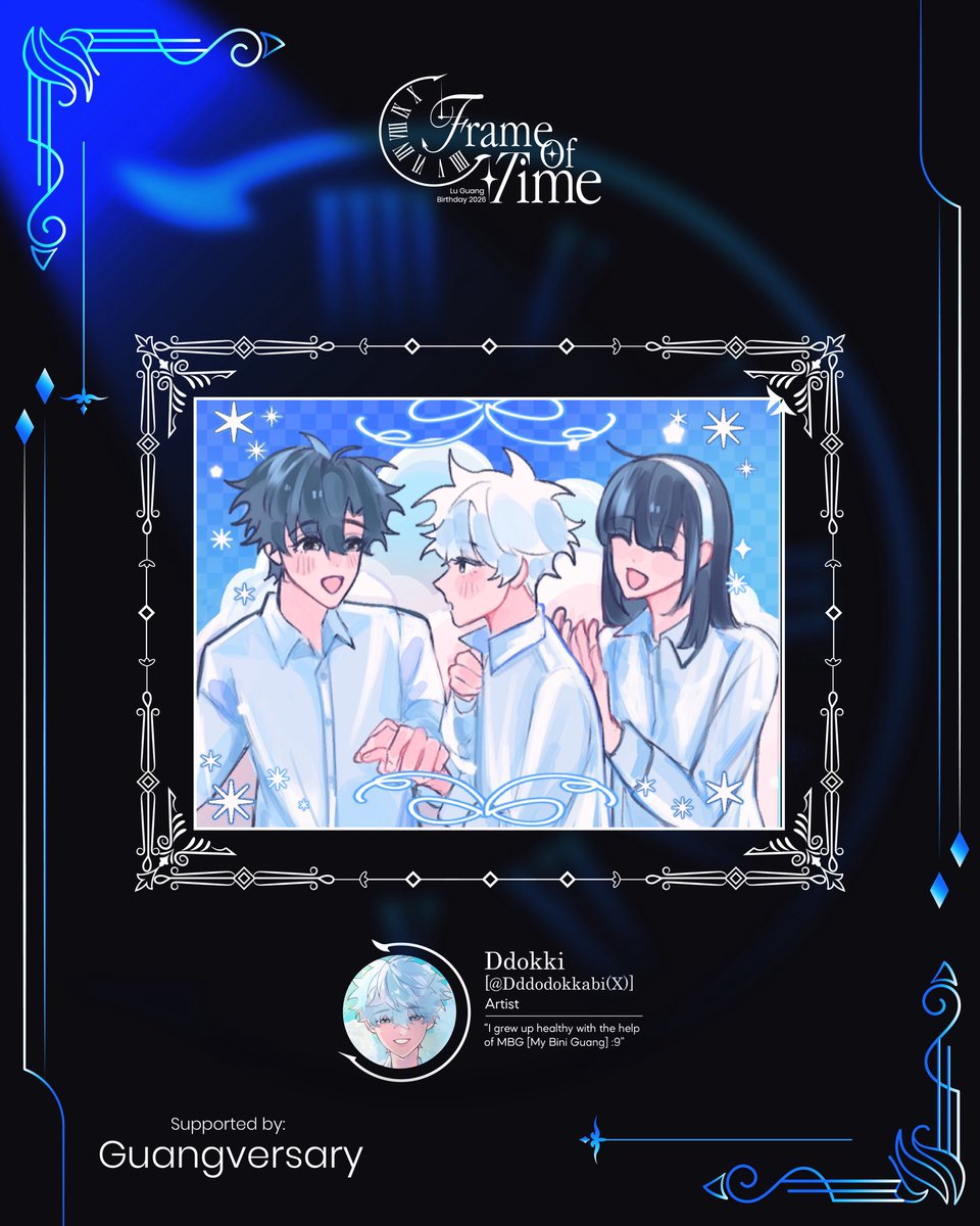 guangversary's tweet photo. ✦ Artists of Frame @Dddodokkabi & @8Y_LYN_01 ✶⋆.˚
#FrameOfTime
#guangversary26 https://t.co/6HaVtsl8A7