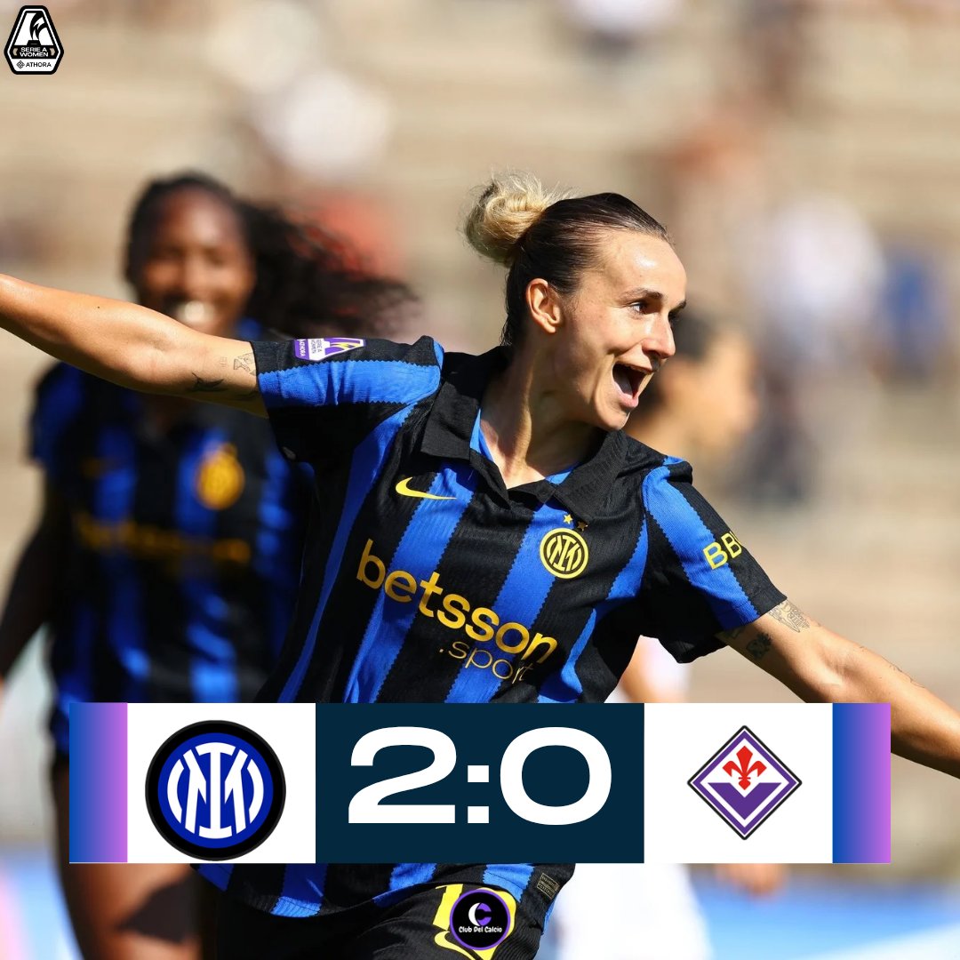 ClubDelCalcio's tweet photo. #InterWomen vince contro la  #Fiorentinawomen per  2-0 .Il #ComoWomen  vincendo contro la  #Ternanawomen per 2-1. #sassuolowomen - #Romawomen 1-3: Piemonte e Giugliano firmano il successo delle giallorosse

#serieawomenathora
#serieawomen #figcfemminile https://t.co/41mRadbXJq