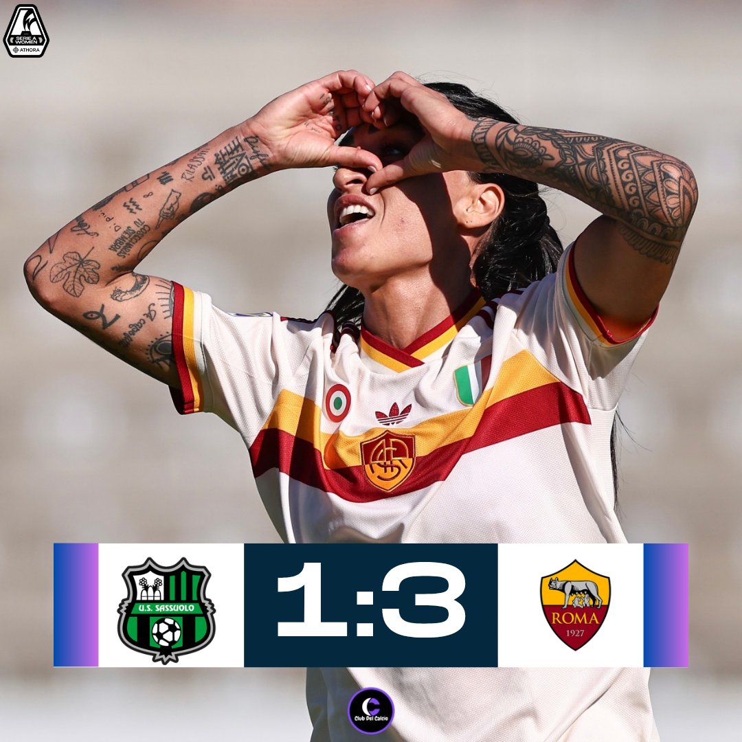 ClubDelCalcio's tweet photo. #InterWomen vince contro la  #Fiorentinawomen per  2-0 .Il #ComoWomen  vincendo contro la  #Ternanawomen per 2-1. #sassuolowomen - #Romawomen 1-3: Piemonte e Giugliano firmano il successo delle giallorosse

#serieawomenathora
#serieawomen #figcfemminile https://t.co/41mRadbXJq