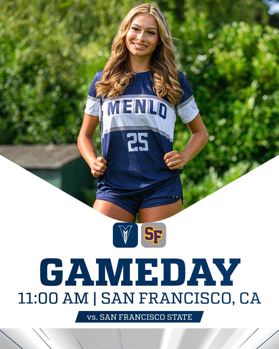 MenloAthletics's tweet photo. 🚙Ⓜ️ Oaks on the road

Menlo Women’s Soccer is in the City to take on the Gators of San Francisco State in their next CCAA matchup at 11am! 

🔗 Follow along at https://t.co/jq5pvv40O4

#ItsOakTime #MenloWSOC #CCAA #NCAAD2 #FutureReadyNow https://t.co/zk6pp3oG6u