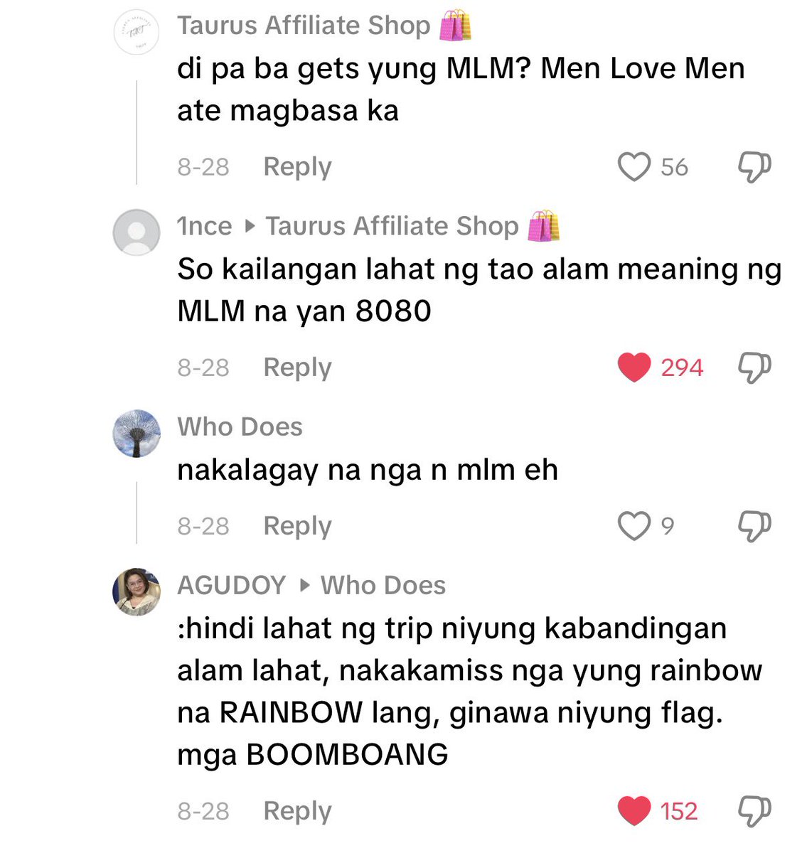 kanlivewou's tweet photo. lafff talaga mga comments sa tiktok https://t.co/9tSFQwqHHX
