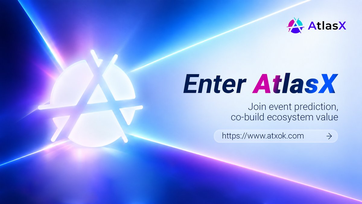 Atlasxok's tweet photo. ⭕️❌ What happens next?

From global events to emerging tech, the world is full of questions worth predicting.
#PredictionMarket #Web3 #CollectiveIntelligence
Follow what matters on #AtlasX.
Explore the signals. Make your call. Watch the outcome unfold. 🔮
Your judgment. Your prediction.