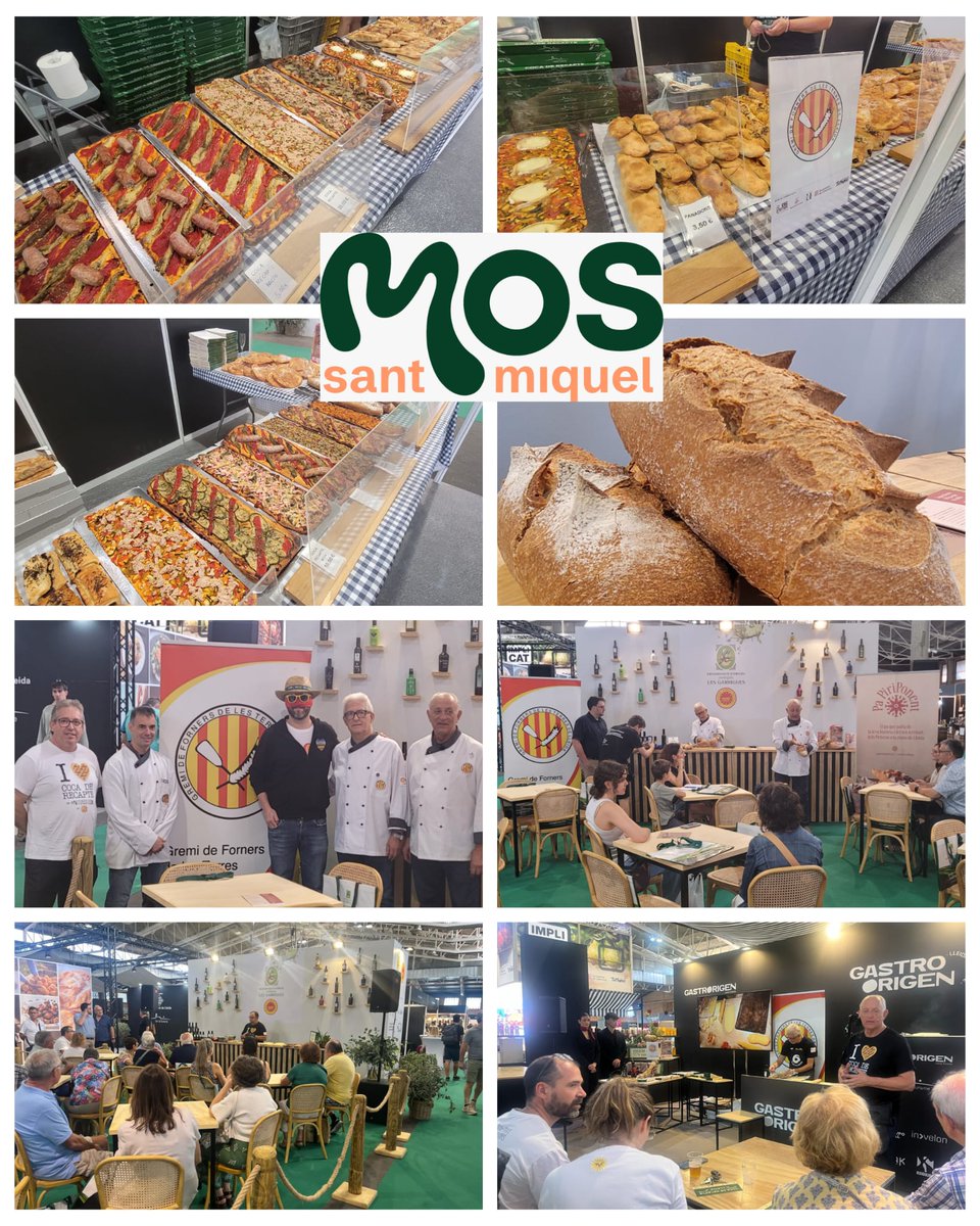 fornerslleida's tweet photo. 🥖 Tanquem una nova edició de #FiraMos!
Han estat dies intensos compartint ofici i producte a la #FiraSantMiquel @FiradeLleida1
Des del nostre estand hem pogut donar a conèixer i degustar les elaboracions dels nostres forners, amb protagonisme per #CocaDeRecapte i Pa #PiriPonent https://t.co/A5p6A7vga4