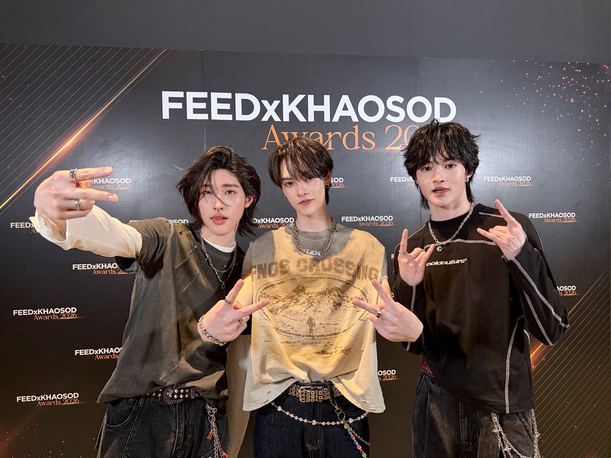 DMDMusicTH's tweet photo. ภาพบรรยากาศของ “DMD TRAINEE” ในงาน FEED X KHAOSOD AWARDS 2026 🏆✨

ขอขอบคุณ @feed_4_future และ @KhaosodOnline ที่ให้เกียรติ “DMD TRAINEE” ได้มามอบความสุข พร้อมโชว์เพลงสุดพิเศษในวันนี้นะคะ 🥰

และขอขอบคุณทุกกำลังใจจากทุกคนในวันนี้ด้วยนะคะ 🫶🏻✨

#FEEDxKHAOSODAwards2026
#DMDMUSIC https://t.co/RbBw8rIthA