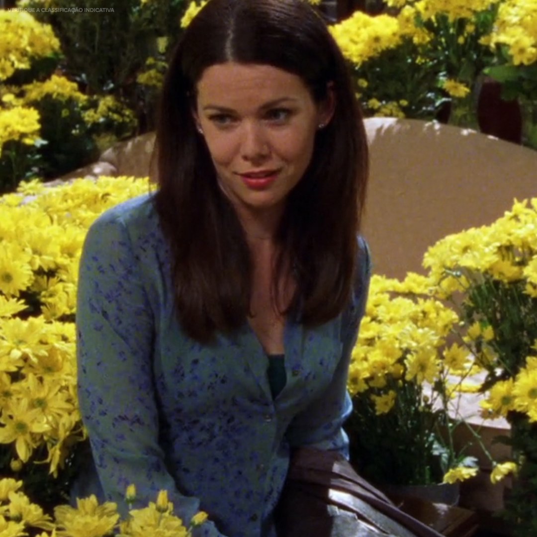 HBOMaxBrasil's tweet photo. Caíram mil margaridas aqui em casa. Setembro Amarelo, viu? Ó, eu tô falando, esse mês…

#GilmoreGirls https://t.co/IYXzp9fCXG