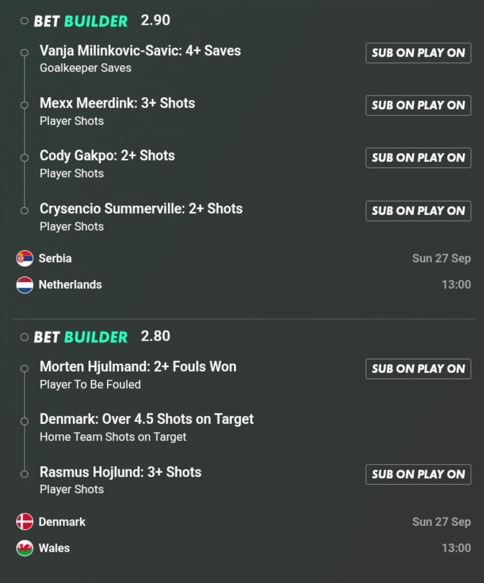 _ChesterJota's tweet photo. Milinkovic-Savic viene de 7 atajadas
Países Bajos viene de forzarle 9 a Ter Stegen.

Remates Meerdink: 4 (55'), 2, 3, 5, 3, 6, 2, 2

Remates Gakpo (🇳🇱): 2, 1, 2, 5, 2, 3, 4

Remates Summerville: 2, 1, 4, 2, 6, 1, 6, 5

⬇️⬇️ https://t.co/WVv0pLrSGd