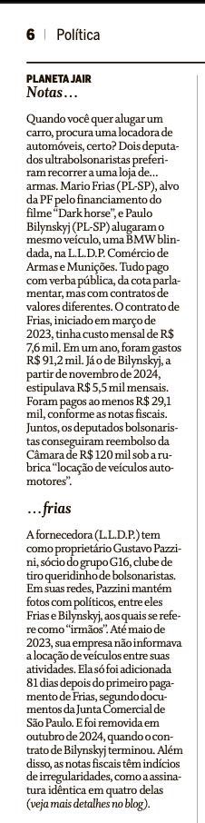 antoniotabet's tweet photo. Quer alugar um carro superfaturado e pagar com verba pública? Faça como estes políticos bolsonaristas: procure uma loja de armas. 👍🏻 https://t.co/X0DBZ2OL6p
