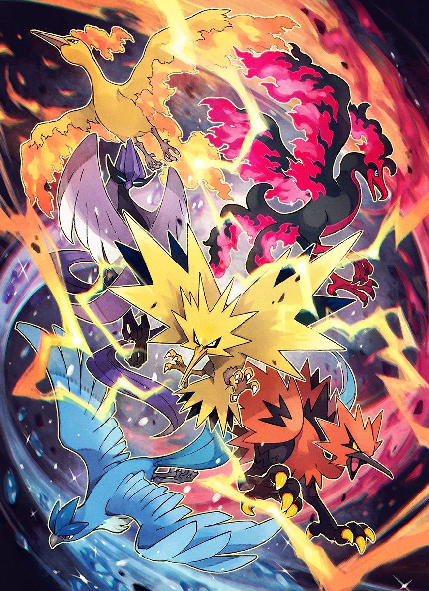kuromagnon's tweet photo. 伝説の鳥ポケモン
#ポケモン #pokemon https://t.co/JgbhQKL6jC