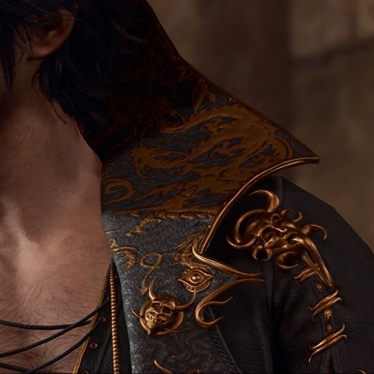 lumalangoy_'s tweet photo. Gortash and Durge having gold and black motifs and Gorts having dragon pieces on his collar... WHICH COULD MEAN NOTHING https://t.co/vHmPgTx99K