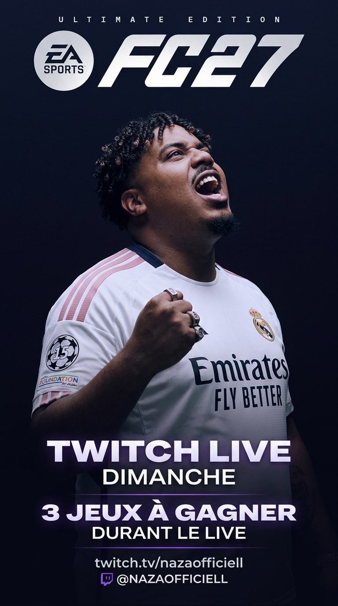 NazaBomaye's tweet photo. Bon vous me l’avez demander et vu que j’vous adore je vais vous écouter…

NAZA en live ce soir sur FC27 la famille ❤️ https://t.co/p3UfCGswzT