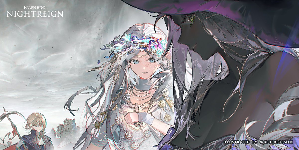 blueblossom0818's tweet photo. #NIGHTREIGN #ELDENRING 
sketch https://t.co/4c44TCaRny