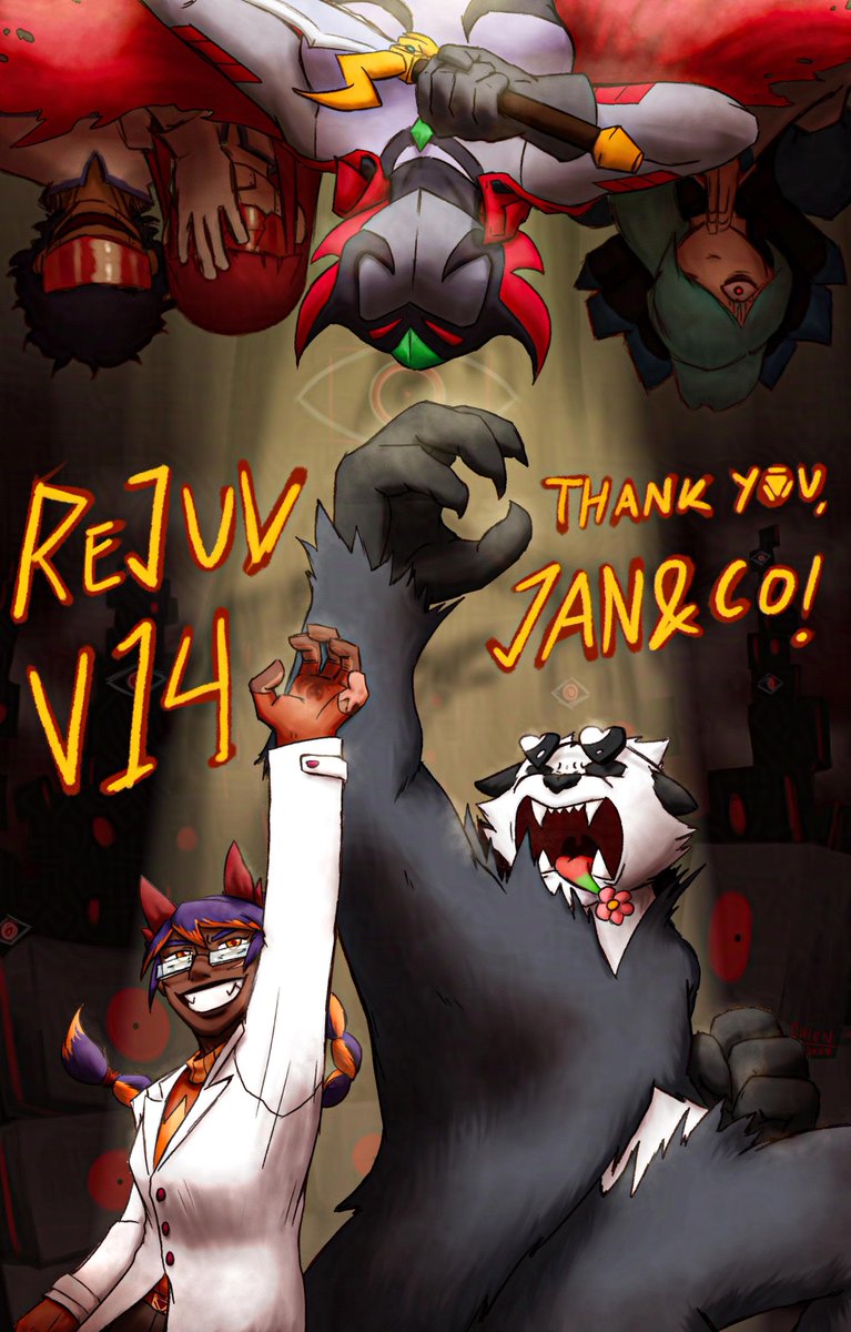 RealDogaressa's tweet photo. This was made a year ago when I had a Strong feeling V14 was soon to come... Little did I know...
Also, this was a remake of an old artwork of mine from (checks notes) 9 years ago. Same nerd, same Pangoro, SAME insanity-

#pokemonrejuvenation https://t.co/sPyeNW2oK6