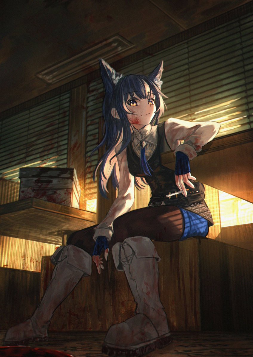 myillust_'s tweet photo. Texas 

Commissions open! Link in bio or go to VGEN for more info! 

#Arknights #明日方舟 #アークナイツ https://t.co/Ae3k9Yb5ta