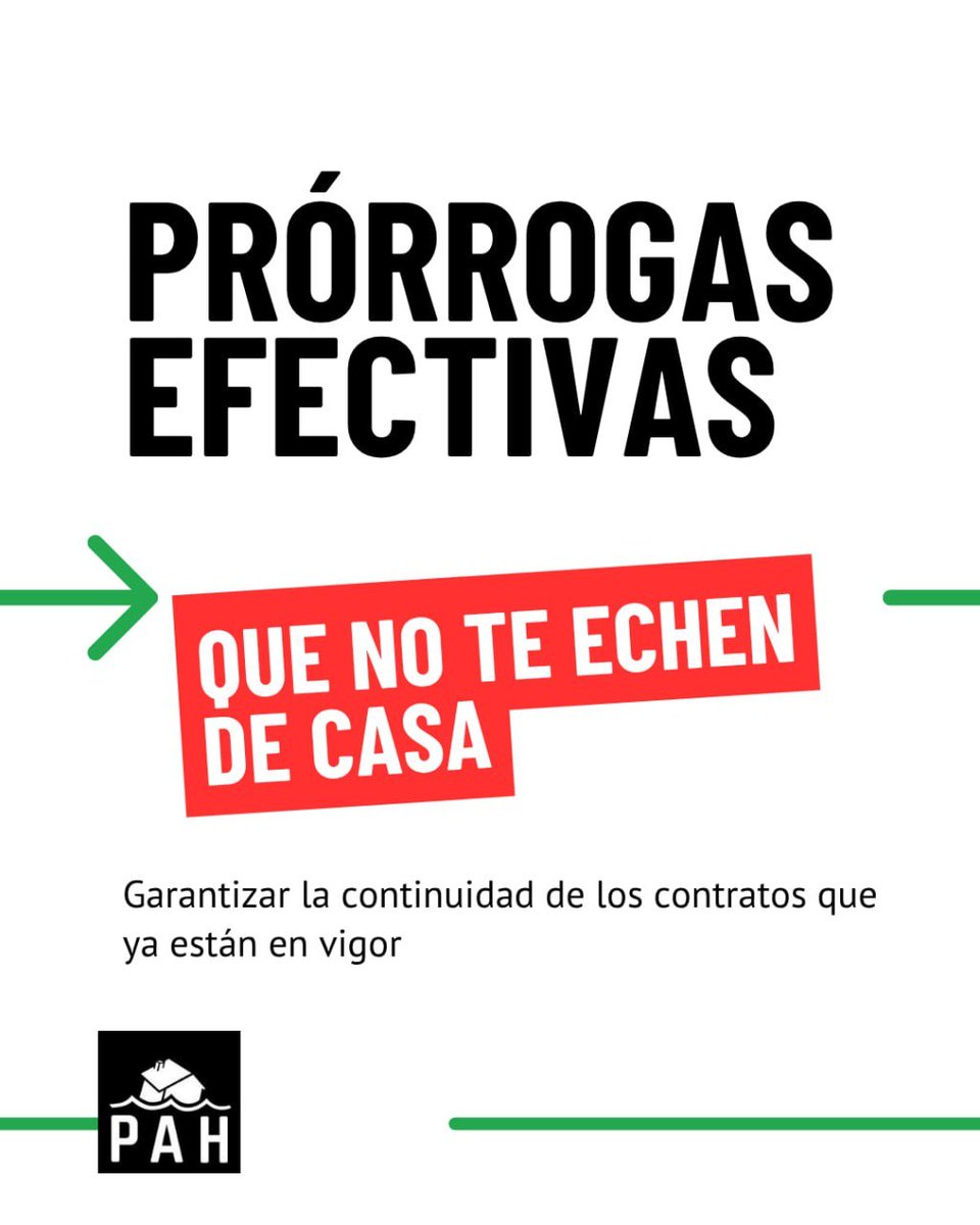 LA_PAH's tweet photo. 🤝 Prórrogas efectivas: Asegurar la continuidad de los contratos en vigor. https://t.co/YEt8IwGmZ4