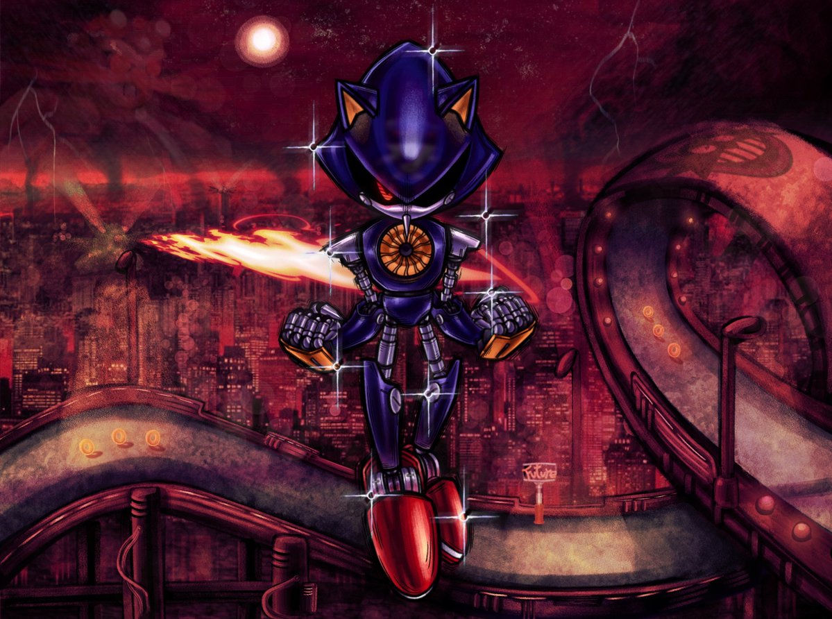 SaikoSonik's tweet photo. Metal Sonic Commission 

#sonicthehedgehog https://t.co/3Fpes7e9At