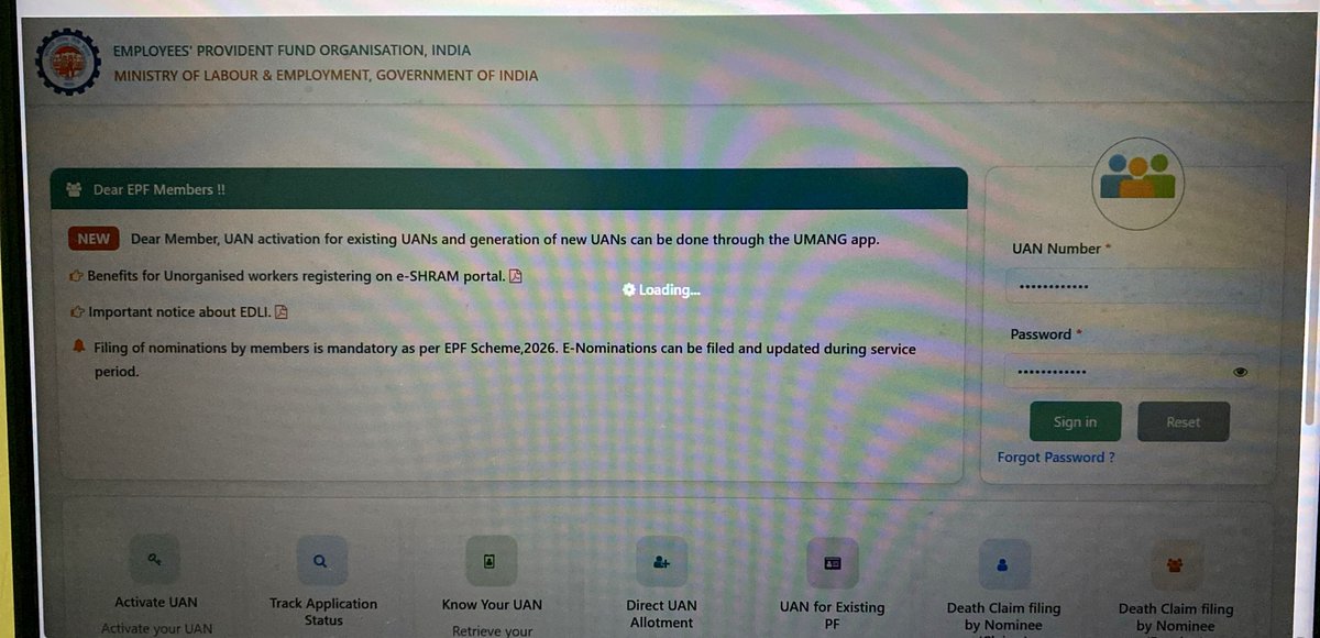 Chikkkupikkku's tweet photo. EPFO website isn't loading since two months. I have tried everything. Can anyone guide?
Also @officialepfo @epfoaindia please take note. https://t.co/2uTbJc0M1o