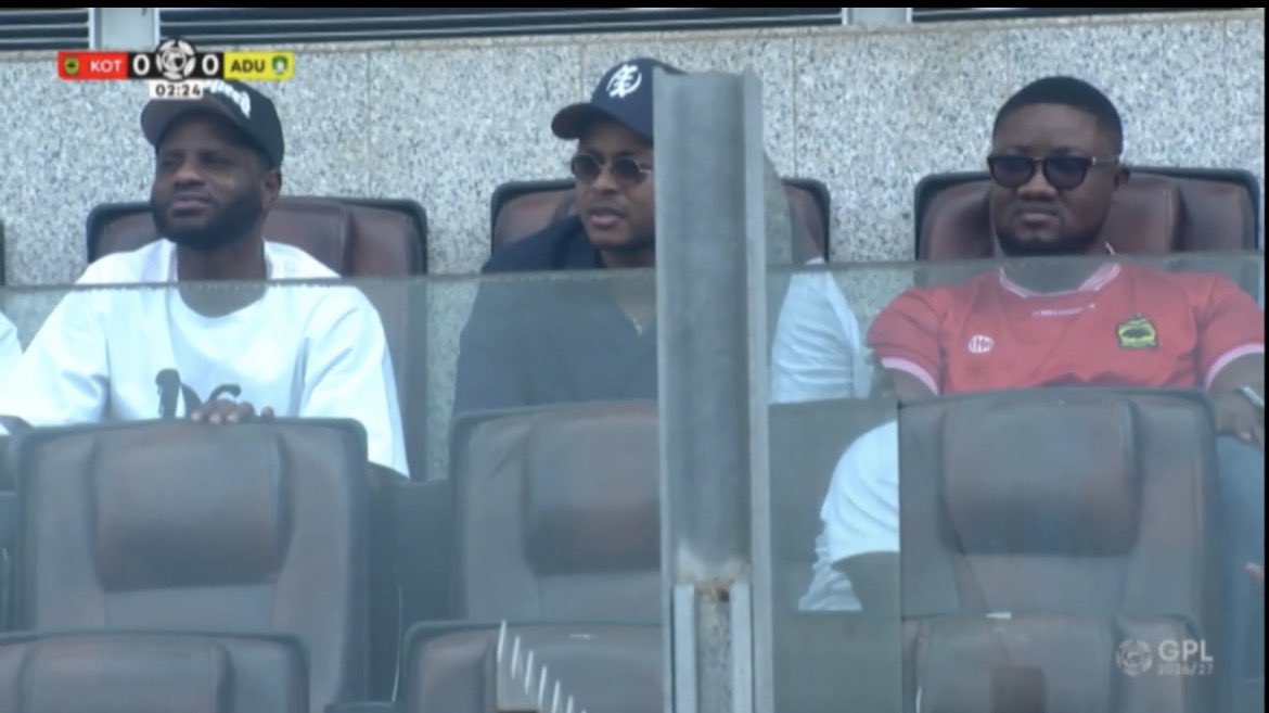 LorrdOmar's tweet photo. GFA PRESIDENT HOPEFUL AT KOTOKO AND ADUANA GAME 🇬🇭 @SaddickAdams 
@donsummerone https://t.co/AJkbD4WAbG