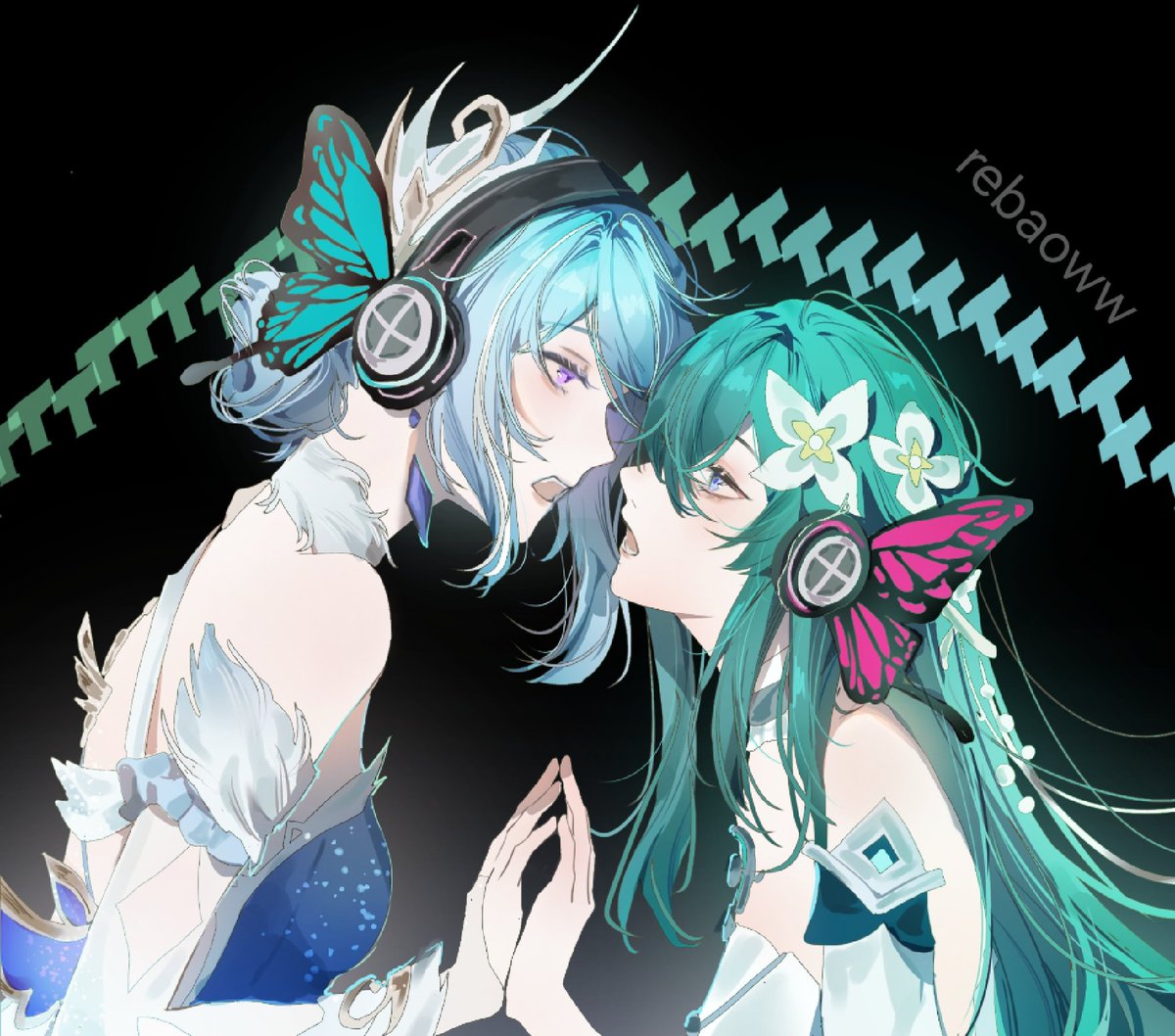 rebaoww's tweet photo. 🦋🎧
#Odette #Vodyanitsa #Vodette #GenshinImpactㅤ https://t.co/DOJ9rokICu