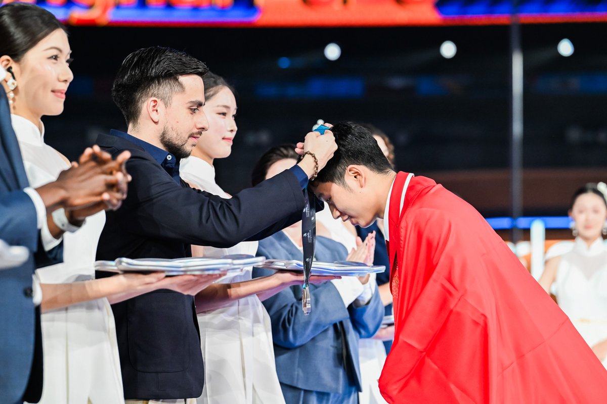 WorldSkills's tweet photo. Congratulations to the best of each competing team at #WorldSkillsShanghai2026! Best of Nation is given to the Competitor whose performance best reflects excellence. These medals were presented by the #WorldSkills Champions Trust at the Closing Ceremony. 🎉 https://t.co/U1Q4a9AdXT