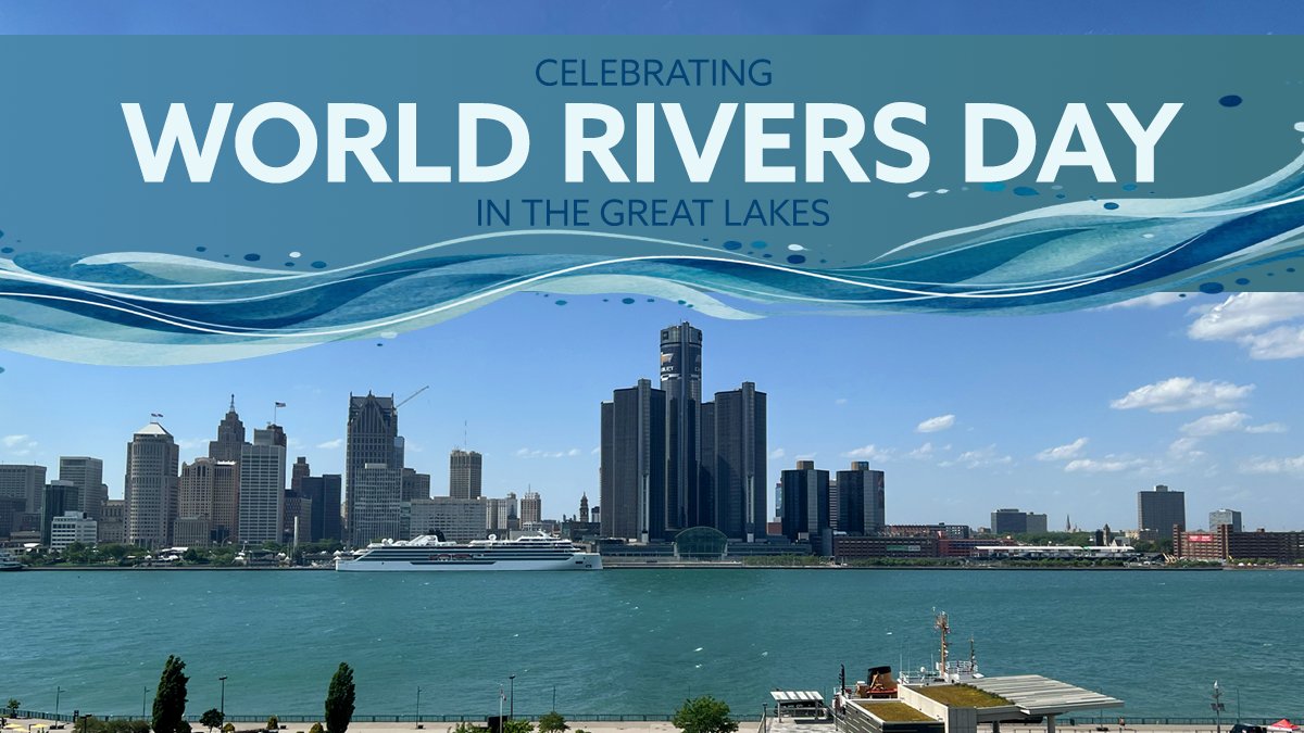 IAGLR's tweet photo. Happy #WorldRiversDay!

Today, we celebrate the rivers that help make the Great Lakes one interconnected freshwater system.

Healthy rivers. Healthy lakes. A connected Great Lakes Basin.

#GreatLakes #Rivers #Freshwater #GreatLakesScience #RiverRestoration https://t.co/QyAwtuvzL0