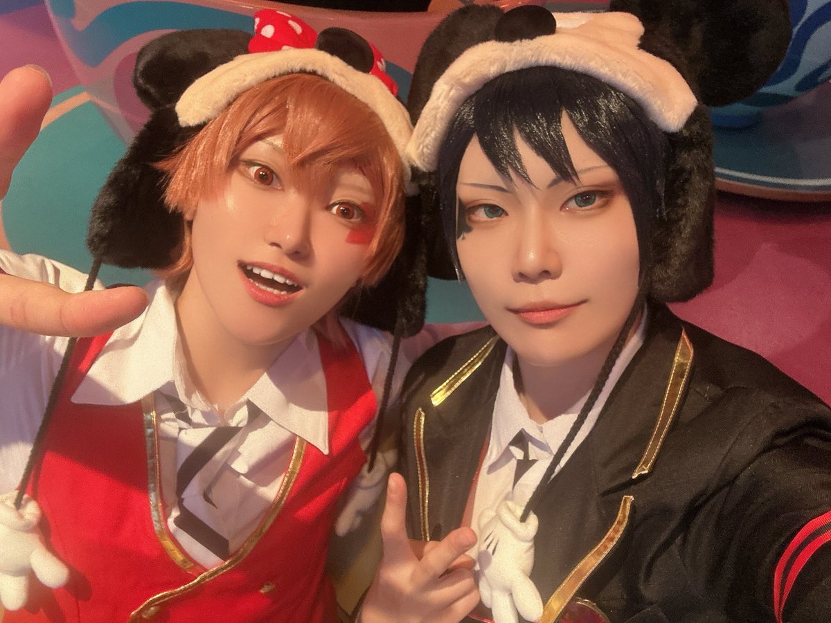 kohaku589_0's tweet photo. 充実した1日でした！！！！！！
色々付き合ってくれて本当にありがとう😭

 #Dハロ仮装2026
 #Dハロツイステ https://t.co/PV6b9IPxML