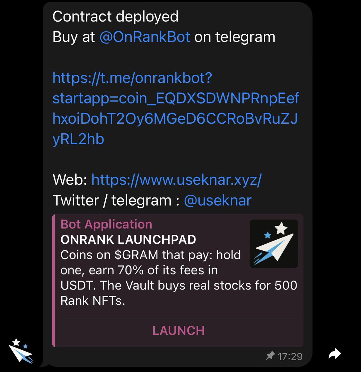 OnRankBot's tweet photo. $RANK backwards has been launched by one of our users 😂💎 https://t.co/Y4Tb3RKRoc