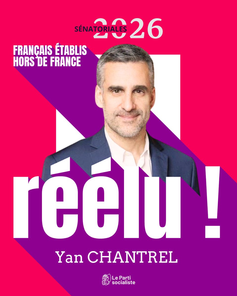 Toutes mes félicitations cher @YanChantrel pour ta réélection méritée ! Très heureuse pour toi et ton équipe.
Le combat continue, ensemble, pour les Français de l’étranger ✊🏼🌹