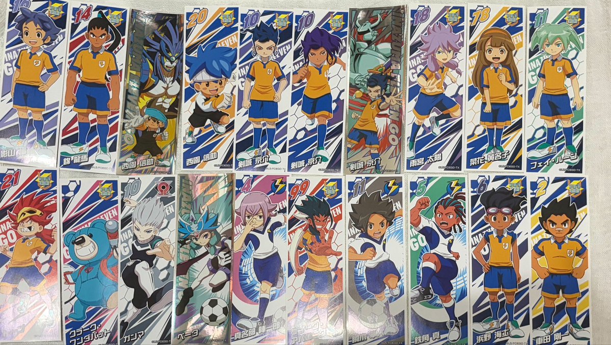 zcxo5055's tweet photo. 【交換】イナズマイレブンGO ロングステッカー

【譲】画像のキャラ、定価➕送料
【求】神童拓人

・比率をよくわかっていない為比率違いの場合は提示していただけますと幸いです。
・神童拓人の買取も募集してます。
検索からもお気軽にお声がけ下さい🙇🏻‍♀️ https://t.co/xp0VQupy04