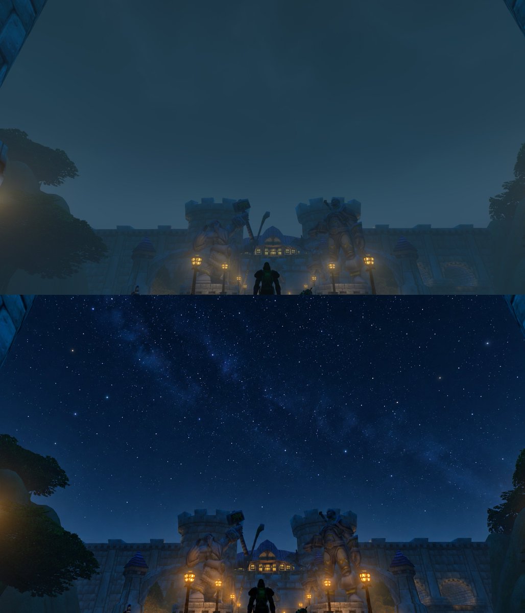 heavenstarcraft's tweet photo. Should really add brighter stars to #wowforever https://t.co/PoS9nIphJp