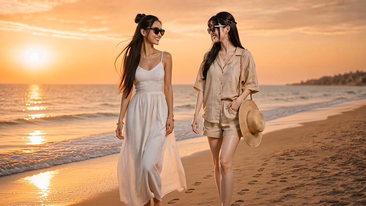 DropUsHere's tweet photo. Yumi and I are enjoying Golden hour waiting for Nanda 🦇 https://t.co/6Jxtf6qziQ