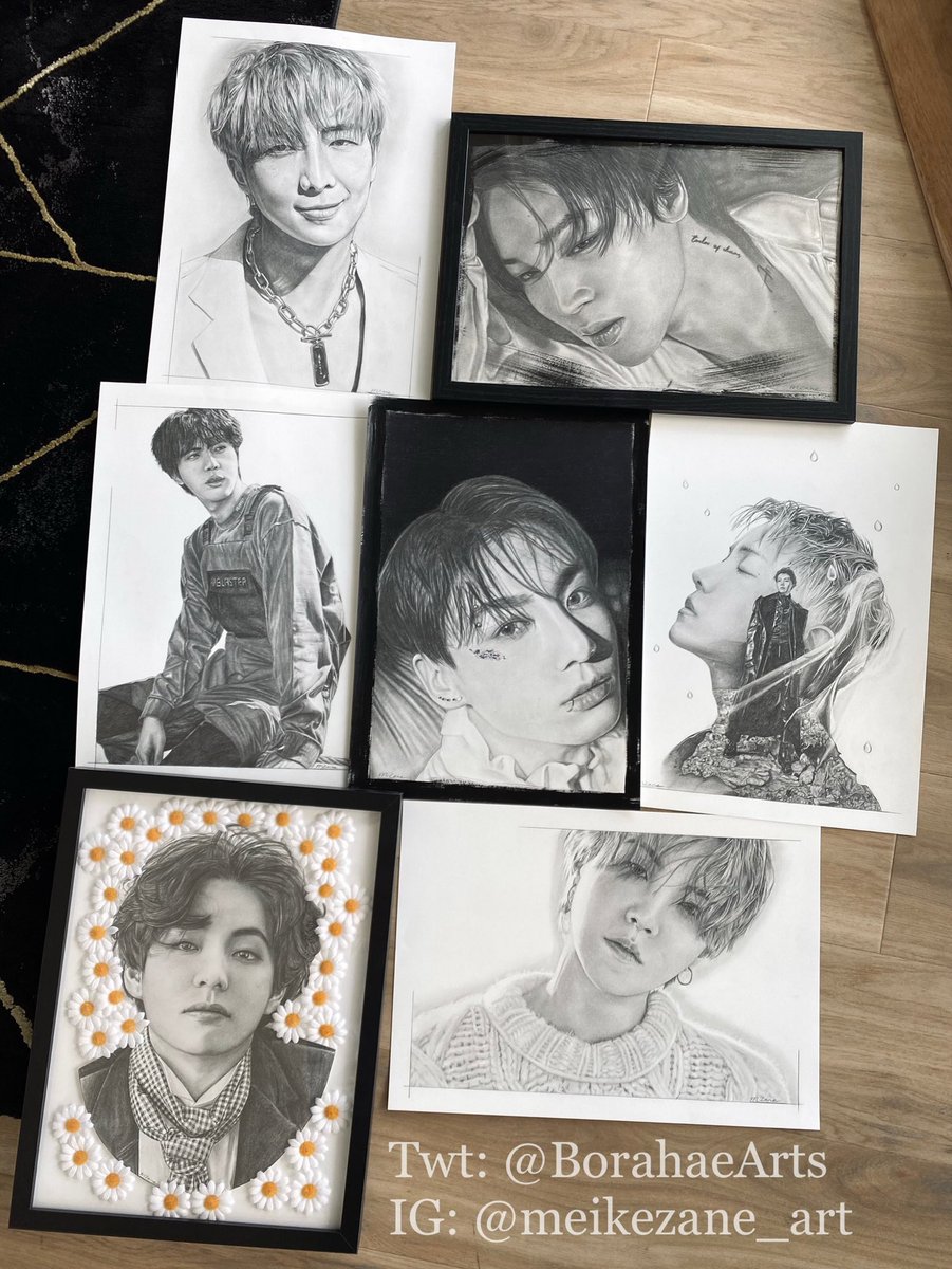 BorahaeArts's tweet photo. I vote for #ARIASBTS at the 2026 ARIA Music Awards.

It’s been 3 years since I had a solo exhibition at a cafe in Seoul with these drawings.. time really does fly! https://t.co/9AbVV3v3XA