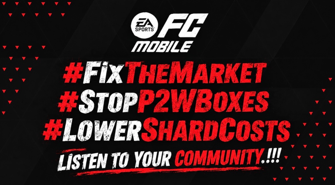 K15xHERO's tweet photo. @EASFCMOBILE It’s time EA actually listens to us. We need real changes in FC Mobile! https://t.co/aMMR663XOd