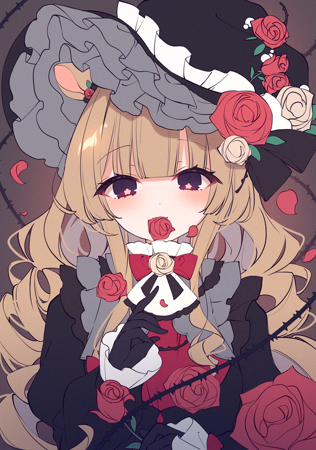 ana_ame0's tweet photo. ちょっぴり過ぎてしまったんですが、エリーちゃんお誕生日おめでとう～！🌲🌹🌲
#絵にふぁー https://t.co/deerSdmWJN