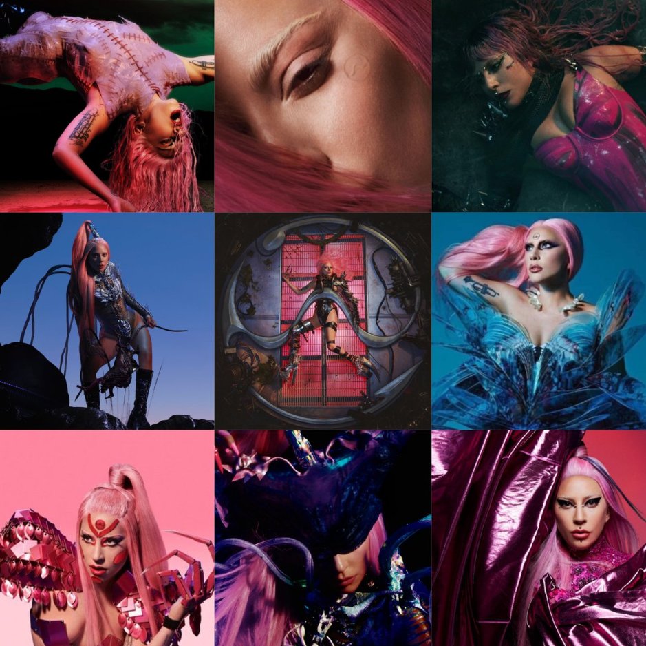 GagaH0NEY's tweet photo. Chromatica by lady gaga had her best aesthetic in all of her career so far imo https://t.co/qKB5yQf4TF