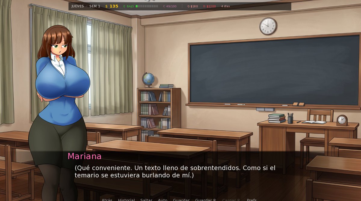 FRANKVECTOR94's tweet photo. Ups, alguien esta molesta por lo que estoy haciendo.
#IndieDev #GameDev #visualnovel #nsfw #mycollege https://t.co/C2Nyok2y9D