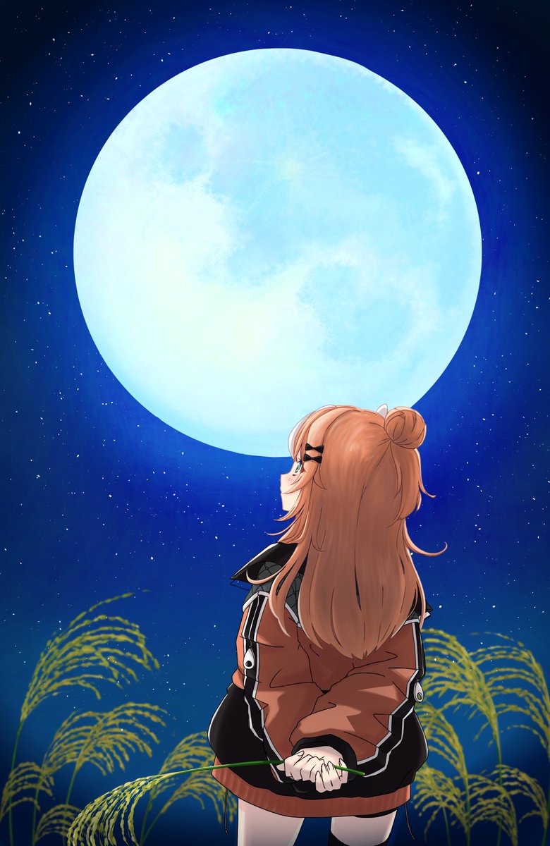 yukinasou's tweet photo. ＃絵画らしぃ
十五夜お月見りかしぃ https://t.co/HXc0jWb6jo