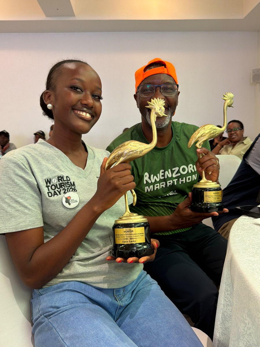 WasswaEmma_'s tweet photo. 🎉 CONGRATULATIONS! 🎉

Explore Uganda Tourism Excellence Awards 2026  Mbale City

Let’s celebrate my two big people, @wekesa_amos and @zakialucky11, for their incredible achievements! 

🏆 @RwenzoriMarathn has been awarded Most International Premium Event of the Year for the 2nd time! 

🏆 Meanwhile, Zakia has been named Domestic Tourism Personality of the Year! 

Congratulations to you both! Your hard work, passion, and contribution to Uganda’s tourism industry continue to make a difference. 

#WTD2026 #ExploreUganda