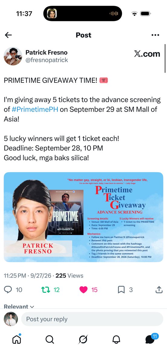 lamoraiko's tweet photo. @fresnopatrick #IStandOnPatrickFresno #PrimetimePH
@quiannavd @eeaato https://t.co/etAlq7KZnK