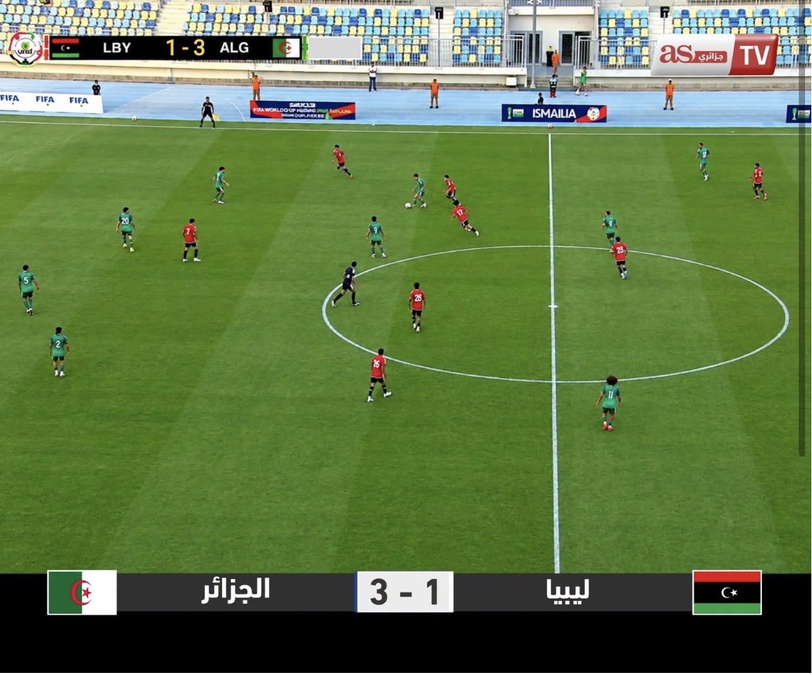 mustapha83649's tweet photo. 🚨🚨🚨

المنتخب الجزائري 🇩🇿تحت 20 سنة يفوز على ليبيا بثلاثة أهداف لهدف ضمن تصفيات كأس أمم إفريقيا 

شوط ثاني افضل من الاول ، لكن تستمر المشاكل 

مصر والمغرب ماتربحهمش بهذا المستوى https://t.co/JiXiPez2tJ