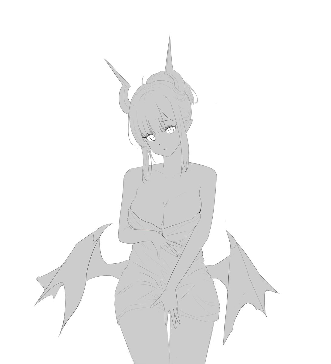 Sarueni's tweet photo. First post on x
Im trying to draw Thea and it's still on progrees
#Nekojira https://t.co/vaQbCKoWl8
