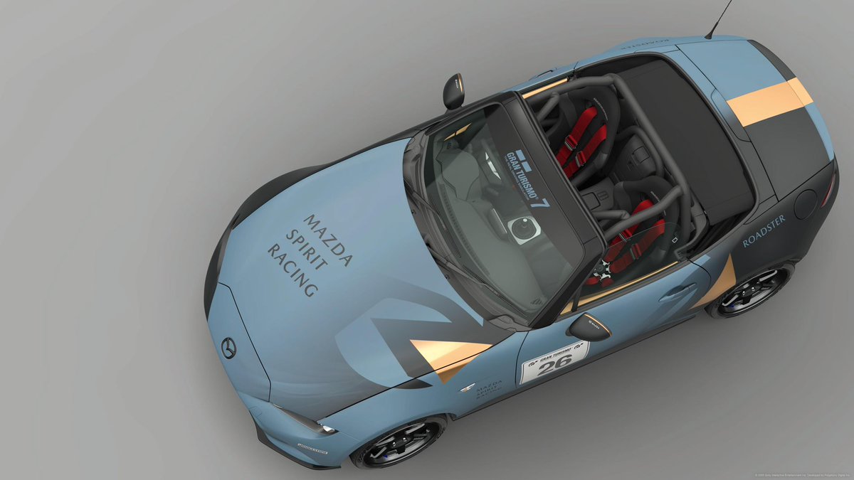 alex_play_ps5's tweet photo. リバリーコンテストの応募作品！
ロードスター NR-A(ND) '22
その1
#MAZDA_SPIRIT_RACING
#GT7
#リバリーコンテスト https://t.co/QHNqe7JVPY