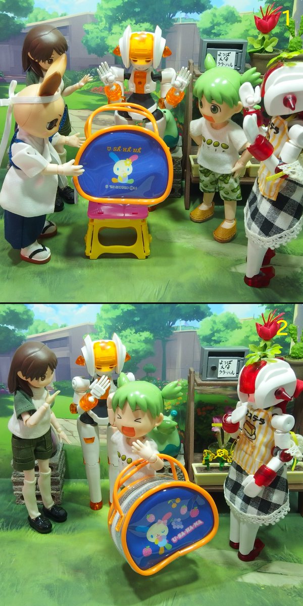 HeniTamanegi's tweet photo. サンリオキャラクターズ
平成ボストンバッグ風ミニポーチ　ウサハナ

十五夜でお団子をついてくれたミルクティさんが
土産にレトロなバッグをくれました🐰👜
約1/4サイズなのでよつばには大きかったですが
1/4のズザナちゃんに持っていくとぴったり！
ハル「スケバンとサンリオのコラボだね！」 https://t.co/cbquakreKV