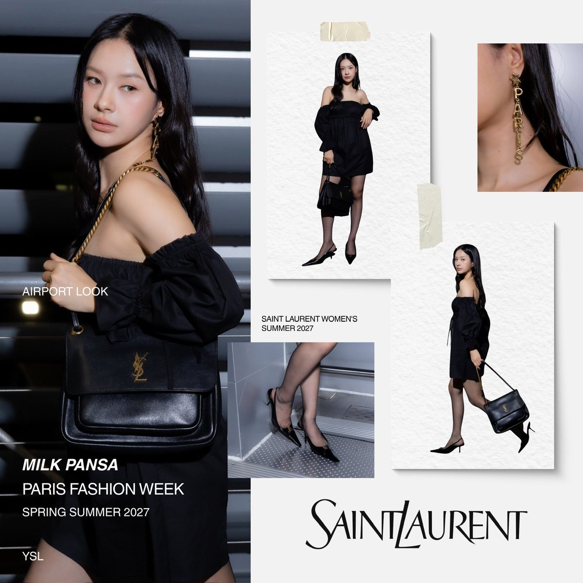 muv_content's tweet photo. 𝙰𝚒𝚛𝚙𝚘𝚛𝚝 𝚕𝚘𝚘𝚔 𝙼𝚒𝚕𝚔𝙿𝚊𝚗𝚜𝚊 𝙱𝙰 𝚈𝚂𝙻🐈‍⬛✨

PFWSS27 CALLING MILK PANSA
#YSLxMilkPansa
@YSL @panlyyy https://t.co/RfQS61LnRf