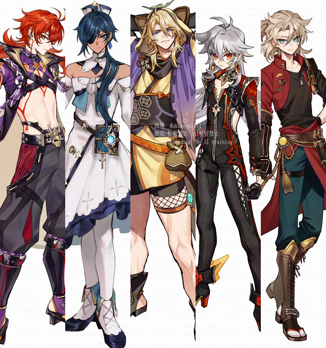 akaneya1484's tweet photo. ルーレット着せ替えまとめ　全21人 https://t.co/JXsGNIBY14