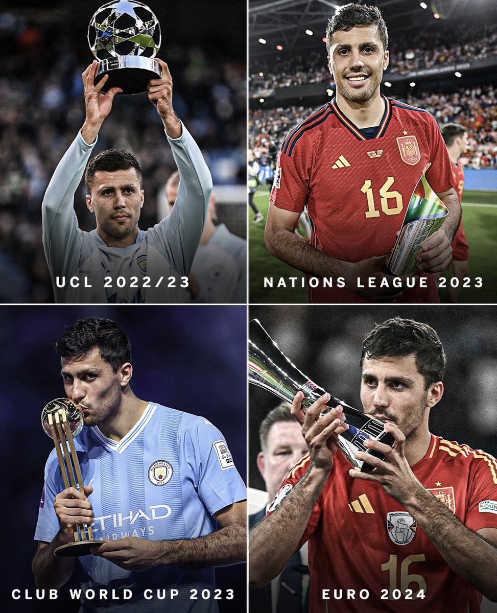 gnf_ogo's tweet photo. Even Ronaldo all through his career has never been the best player at any international tournament, Rodri has 3. 

the only funny winner here is Dembele. https://t.co/zKY7vMftxc