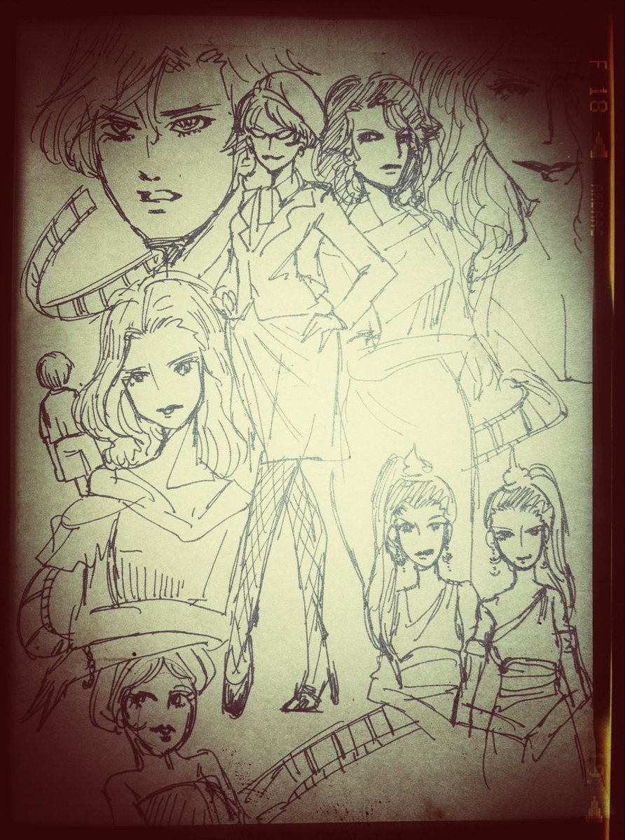 jun_z_jun_cho's tweet photo. 仕上げるかどうかは置いといてもう文章では追いつかないので描き殴りですわ https://t.co/Hw2VkGdCHI