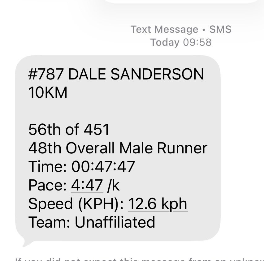 dale_sando's tweet photo. Nice little morning out at the Redcar Running Festival. My second best ever 10k and another race feeling fab. Official time of 4️⃣7️⃣:4️⃣7️⃣. Absolutely buzzing with that after a nasty wind for a couple of miles #Redcar https://t.co/h0E9xgR5mT