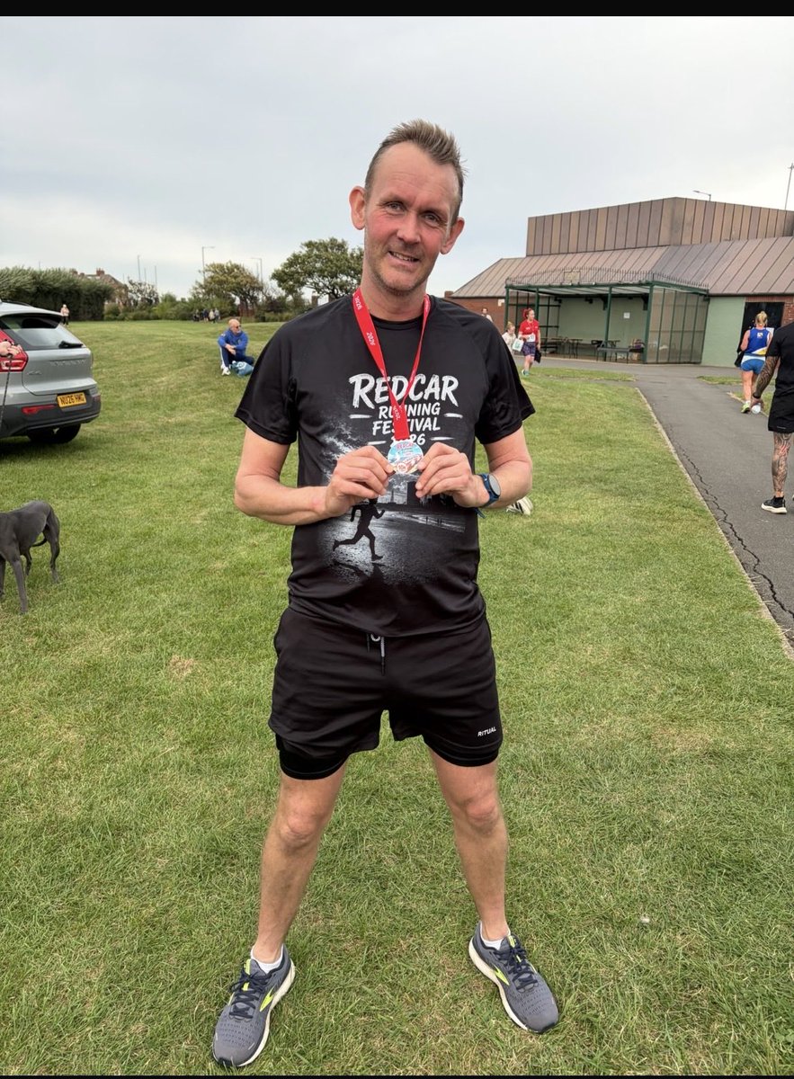 dale_sando's tweet photo. Nice little morning out at the Redcar Running Festival. My second best ever 10k and another race feeling fab. Official time of 4️⃣7️⃣:4️⃣7️⃣. Absolutely buzzing with that after a nasty wind for a couple of miles #Redcar https://t.co/h0E9xgR5mT