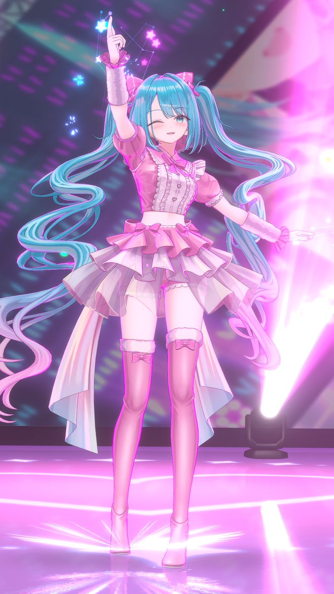Alice_1024_oO's tweet photo. #初音ミク夜空 https://t.co/kNtLssELdj